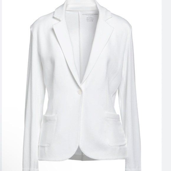 Majestic Filatures Jackets & Blazers - Majestic Filatures French touch Soft Touch Blazer size Tall 1 size Small